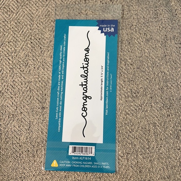 Congratulations die cut - Picture 2 of 2